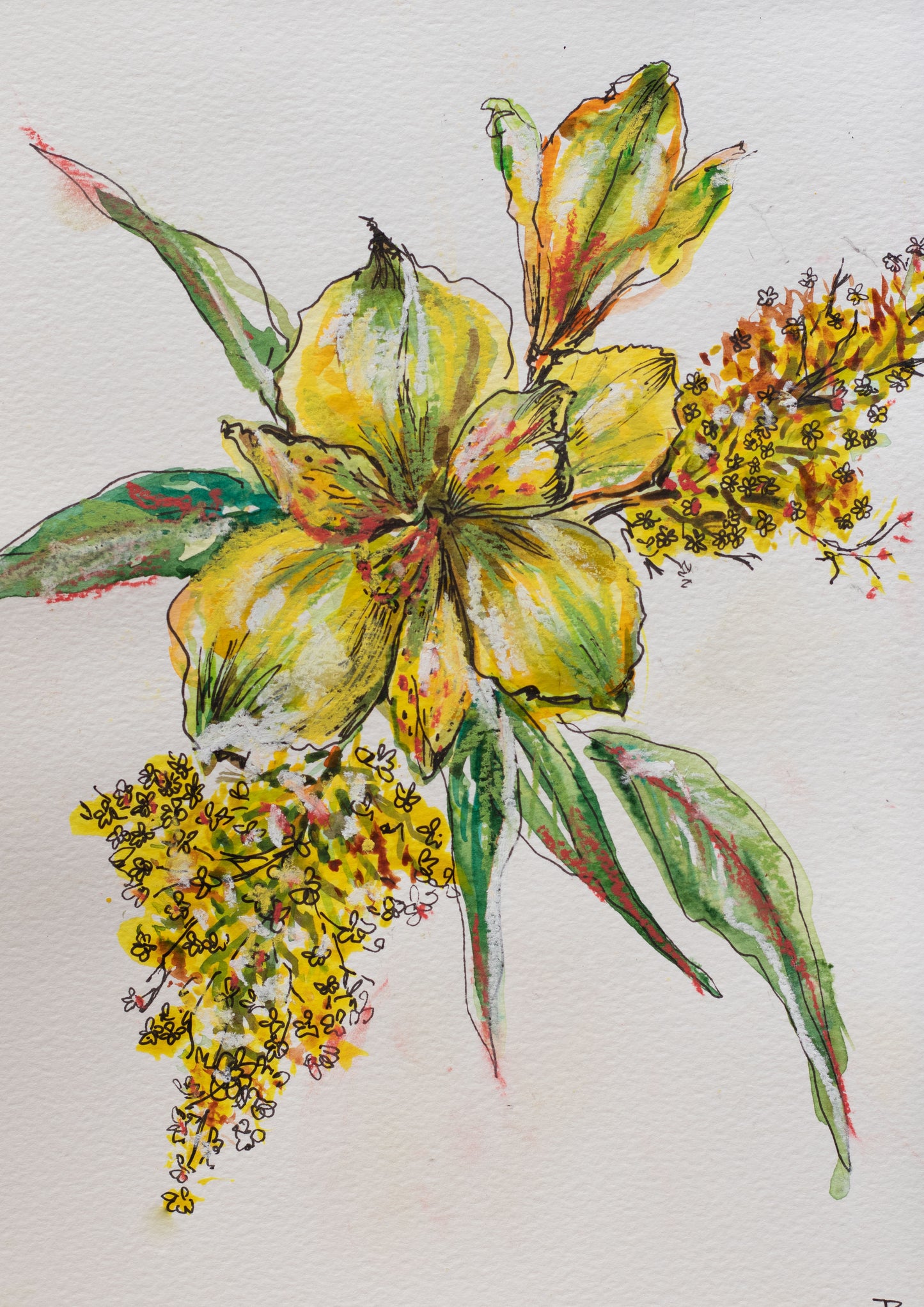 Floral Symphony in Yellow